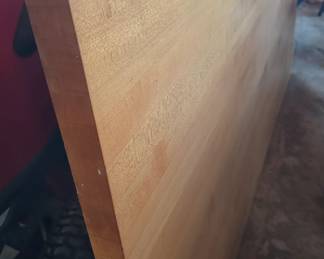 huge butchers block unused table top 