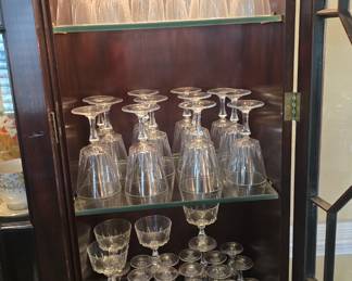 crystal stemware 