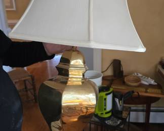 Heavy Solid Brass Lamp 