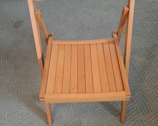 nice folding chairs 2 sets of four available 