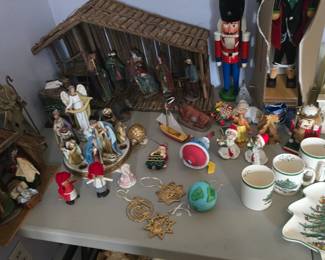 Vintage Christmas decor.