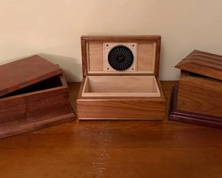 Handmade Wooden Boxes (nice) ; Wooden Humidor