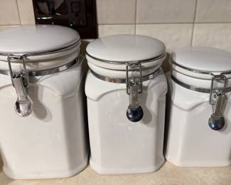 White Canister Set