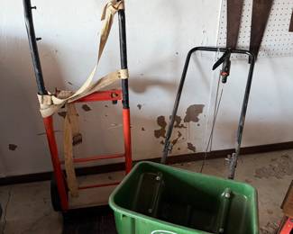 Utility Dolly; Scott’s 1000 Spreader
