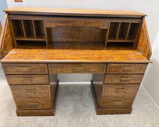 Roll Top Desk ( Roll Top lid is incomplete)