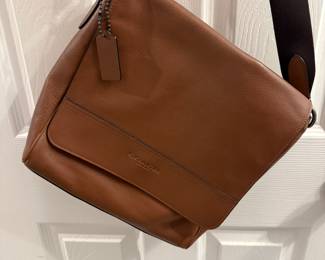 Coach men’s shoulder bag - lots of nice, name brand clothes, shoes, belts, wallets, and more! 