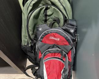 Several backpacks available 