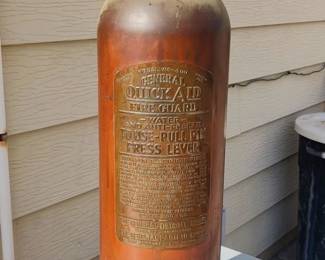 Vintage fire extingusher