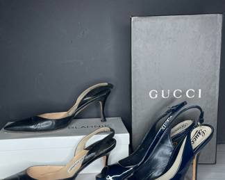 Gucci & Manolo Blahnik heels