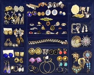 Costume jewelry includes rings, earrings, brooches, Cufflinks & more!