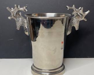 Stainless deer ice bucket 