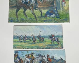 Mark Churms equestrian paintings 