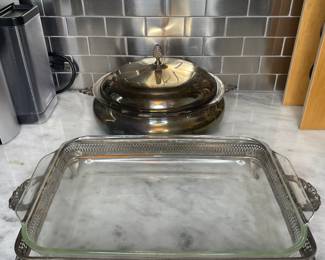 Vintage Silverplate serving dishes 