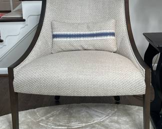 Custom upholstered Lee furniture chairs (2)