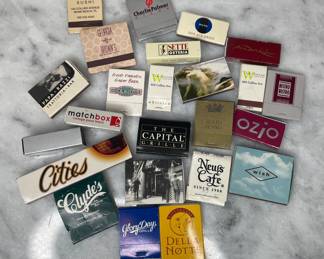 Vintage matchbooks