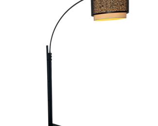 Metal arc floor lamp 