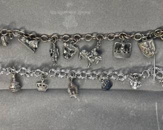 Vtg Sterling Cham bracelets 
