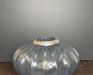 Glass dome candleholder