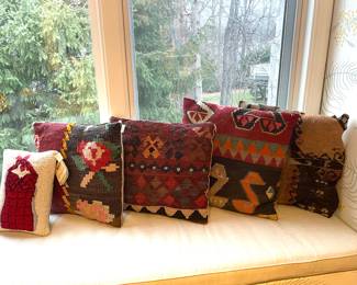 Kilim throw pillows
