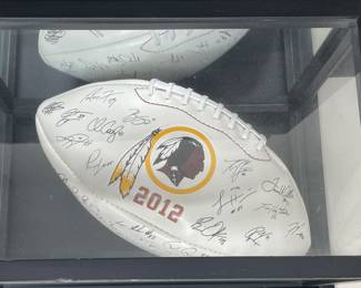 2012 Washington Redskins signed football