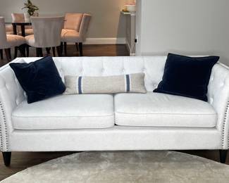 Custom nailhead sofa 