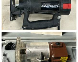 Heavy Duty Trim Router and RotoZip Rebel Type 1 Spiral Saw