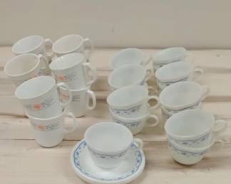 Corningware And Corelle Cups