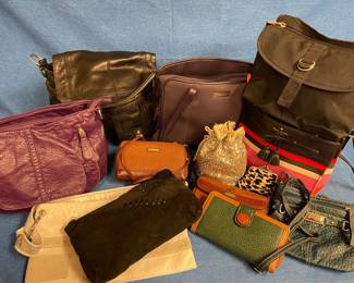 Handbag Assortment Coach, Kate Spade, The Sak, Dooney Burke