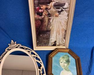 Syroco Ornate Mirror Portraits