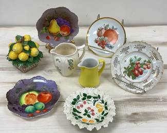 Vintage Fruit Motif Collectibles