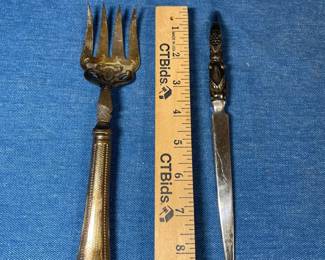 Two Silverplate Objects De Art