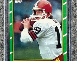 1986 Topps NFL Bernie Kosar Rookie Card RC 187.