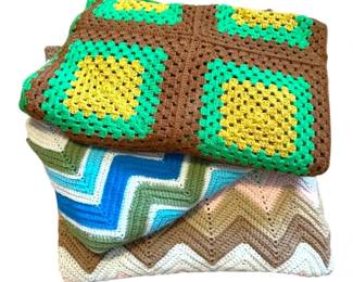 3 Crochet Lap Blankets