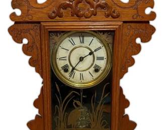 Antique Welch Gingerbread Mantel Clock