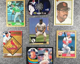 MLB Collectable Lot 7 cards total.
