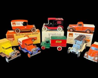 Limited Edition Die Cast Metal Vintage Car Banks