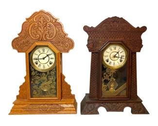 Antique Welch Gilbert Gingerbread Clocks Need Repairs