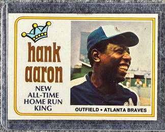 1974 Topps MLB Hank Aaron New AllTime Home Run King 1 see description