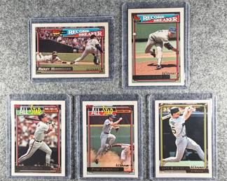 1992 Topps MLB GOLD WINNER Henderson, Ryan, Ripken, Sandberg, McGwire