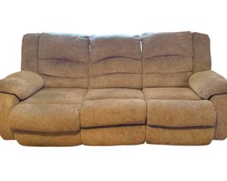 Dark Grey Manual Reclining Sofa