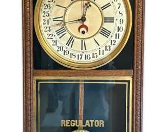 Vintage Sessions Store Regulator Wall Clock