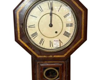 Antique Seth Thomas Regulator Wall Clock Needs Repair