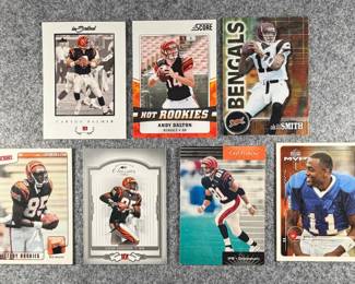 NFL Cincinnati Bengals Lot 7 cards total.