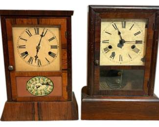 Two Antique Seth Thomas 30Hour Spring Clocks