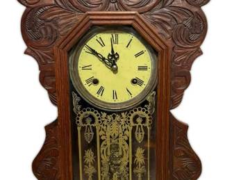 Antique Gingerbread Mantel Clock