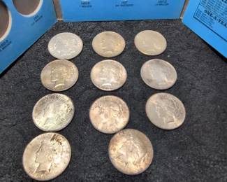  05 Peace Silver Dollar 11 Coins