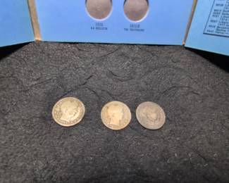 Liberty Head Morgan Quarter 3 Coins