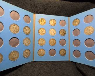  01 Walking Liberty Half Dollar 17 Coins
