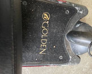 Golden mobility scooter