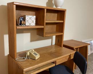 Desk with office chair